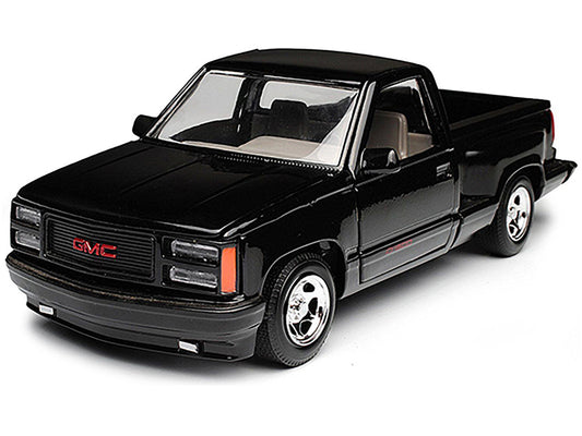 1992 GMC Sierra GT Black Pickup Truck 1/24 Diecast Model by Motormax by Motormax