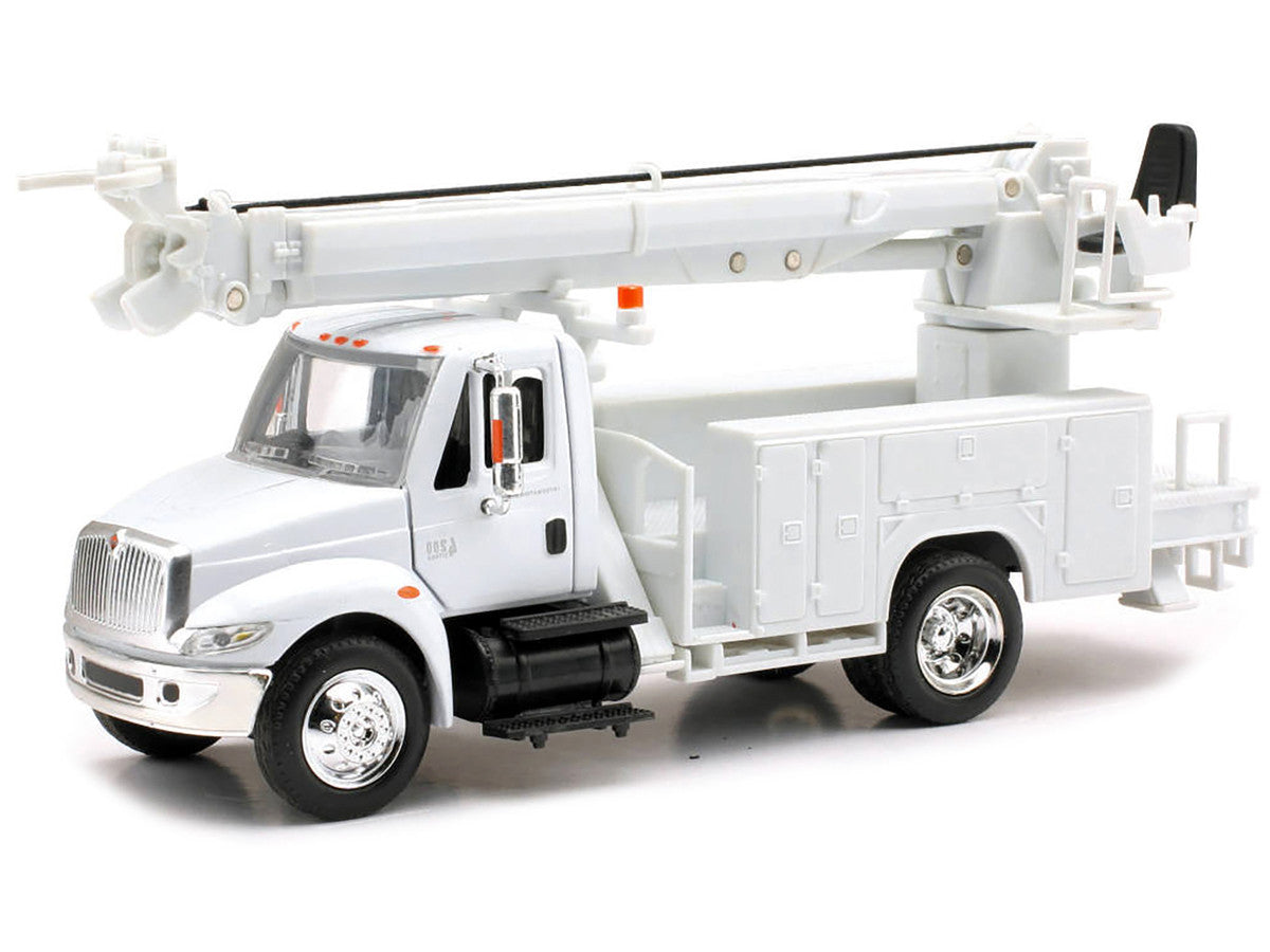 International 4200 Digger Service Truck White "Long Haul Trucker" Series 1/43 Diecast Model by New Ray by New Ray