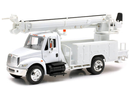 International 4200 Digger Service Truck White "Long Haul Trucker" Series 1/43 Diecast Model by New Ray by New Ray