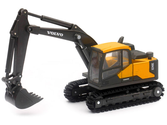 Volvo EC140E Track-Type Excavator Yellow Diecast Model by New Ray by New Ray