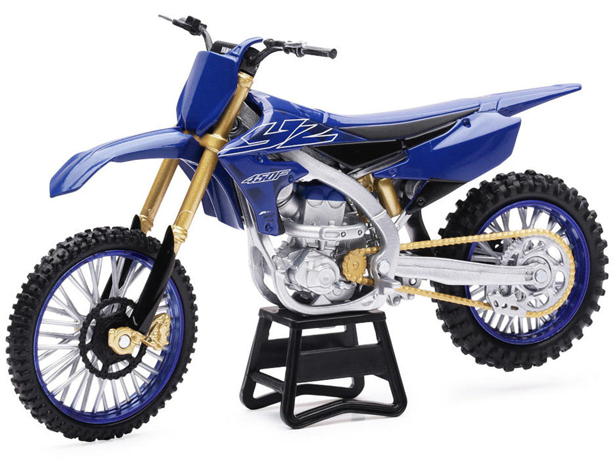 Yamaha YZ450F Dirt Bike Motorcycle Blue and Black 1/6 Diecast Model by New Ray by New Ray