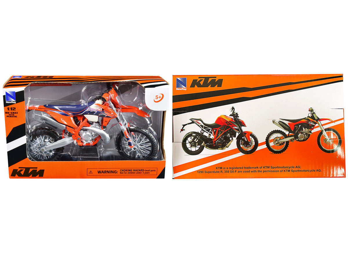 KTM 300 EXC-TPI Enduro Dirt Bike Motorcycle Orange 1/12 Diecast Model by New Ray by New Ray