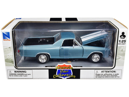 1970 Chevrolet El Camino SS Blue 1/25 Diecast Model Car by New Ray by New Ray