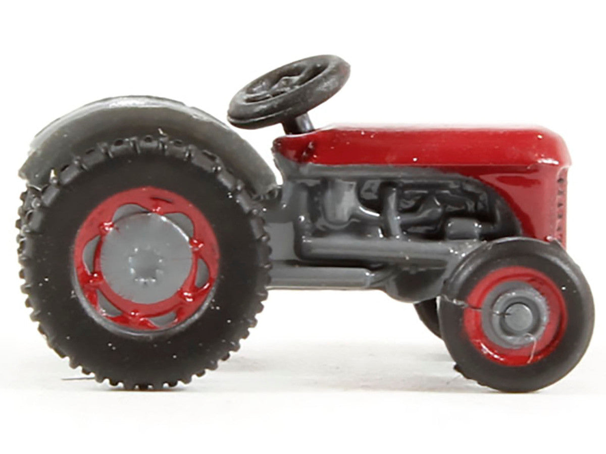 Ferguson Tractor Red and Gray 1/148 (N) Scale Diecast Model Car by Oxford Diecast by Oxford Diecast