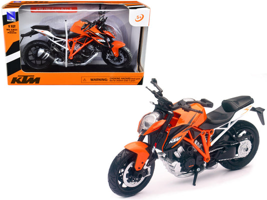 KTM 1290 Super Duke R Motorcycle Orange 1/12 Diecast Model by New Ray by New Ray