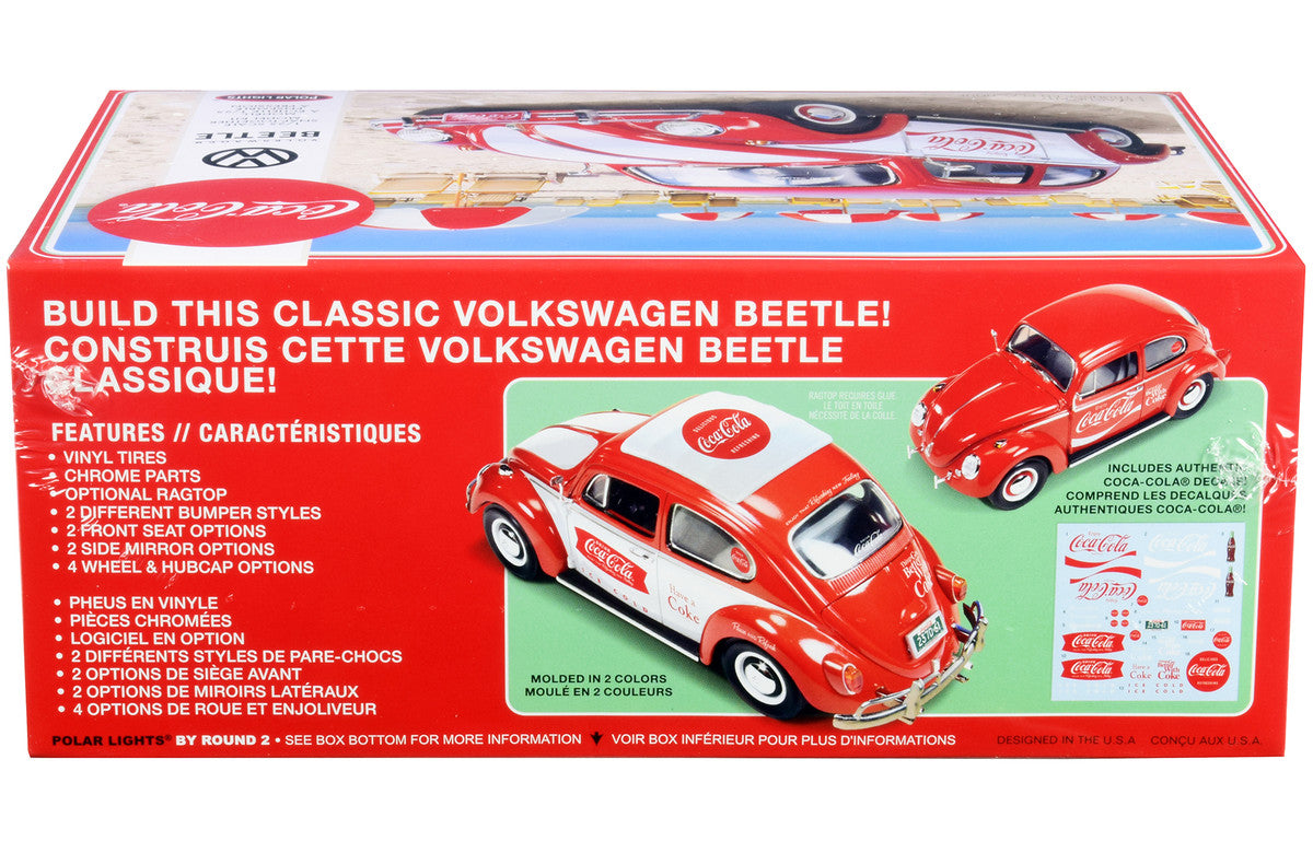 Skill 3 Snap Model Kit Volkswagen Beetle "Coca-Cola" 1/25 Scale Model by Polar Lights by Polar Lights