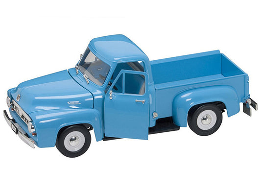 1953 Ford F-100 Pickup Truck Light Blue 1/18 Diecast Model Car by Road Signature by Road Signature