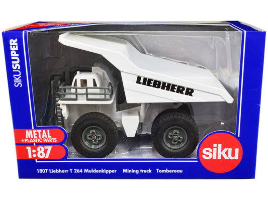 Liebherr T 264 Mining Truck White 1/87 (HO) Diecast Model by Siku by SIKU