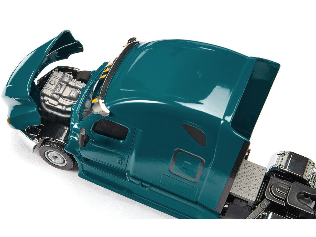 Freightliner Cascadia Tractor Truck Teal 1/50 Diecast Model by Siku by SIKU