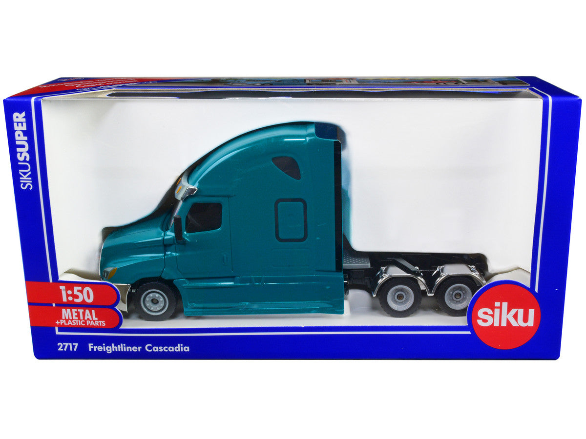 Freightliner Cascadia Tractor Truck Teal 1/50 Diecast Model by Siku by SIKU