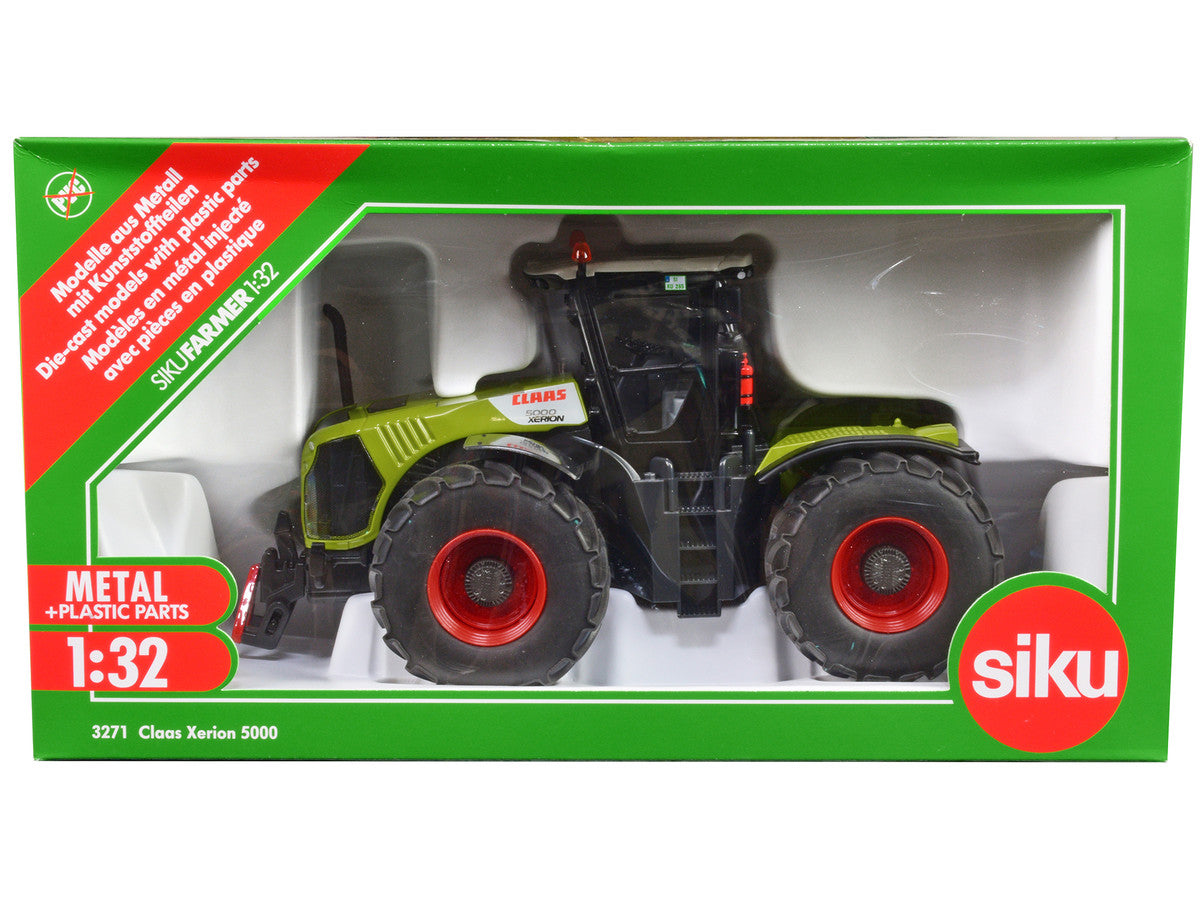 Claas 5000 Xerion Tractor Green with Gray Top 1/32 Diecast Model by Siku by SIKU