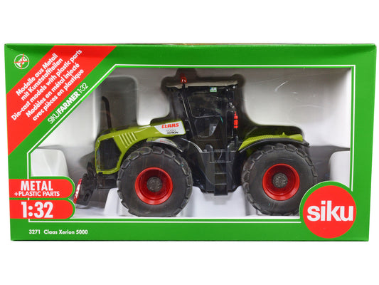 Claas 5000 Xerion Tractor Green with Gray Top 1/32 Diecast Model by Siku by SIKU