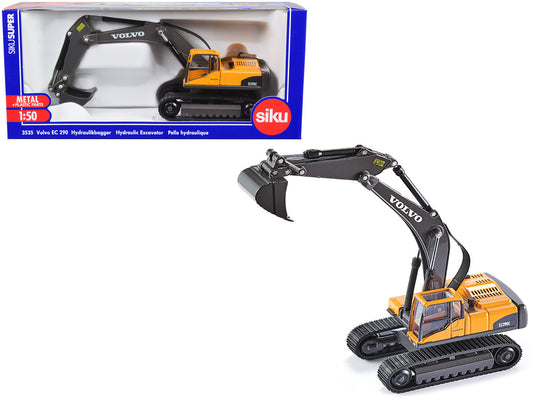 Volvo EC290 Hydraulic Excavator Yellow 1/50 Diecast Model by Siku by SIKU