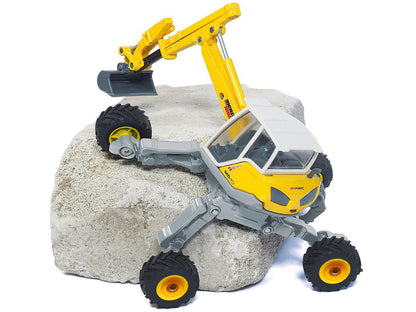 Menzi Muck M545 Walking Excavator Yellow with White Top 1/50 Diecast Model by Siku by SIKU