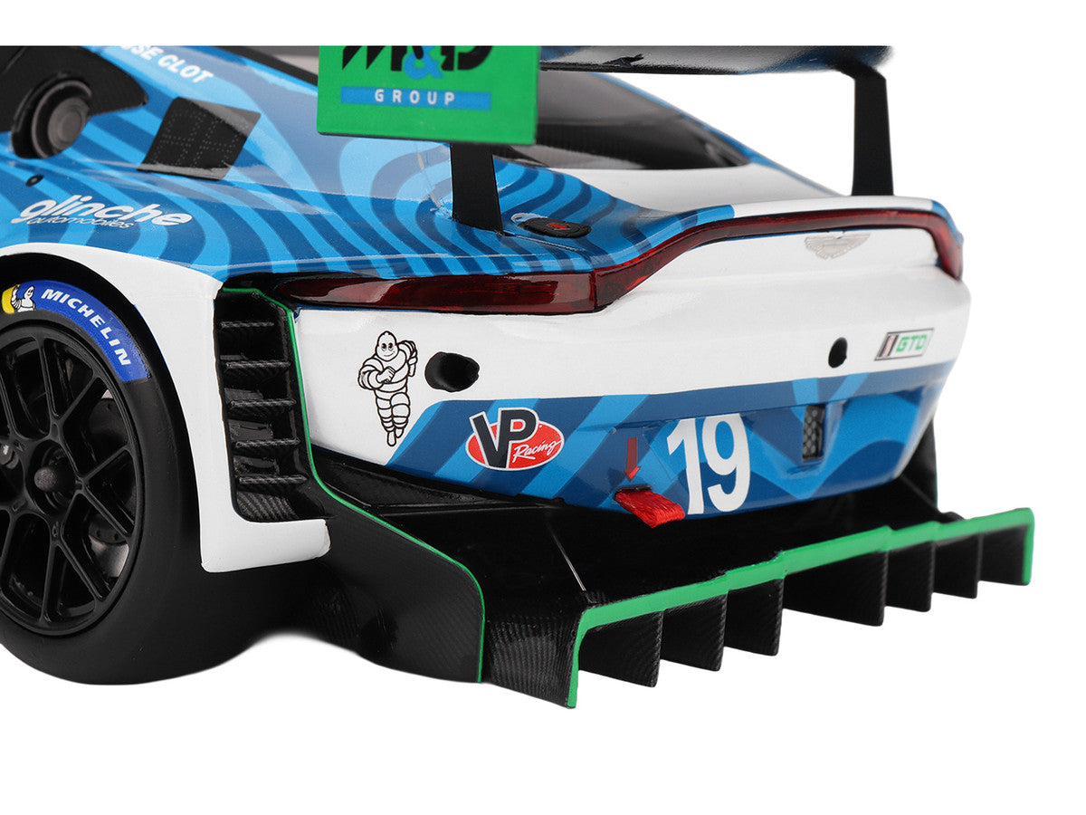 Aston Martin Vantage GT3 EVO #19 Valentin Hasse-Clot - Anthony McIntosh - Maxime Robin - Rory van der Steur "van der Steur Racing" IMSA "24 Hours of Daytona" (2025) 1/18 Model Car by Top Speed by Top Speed